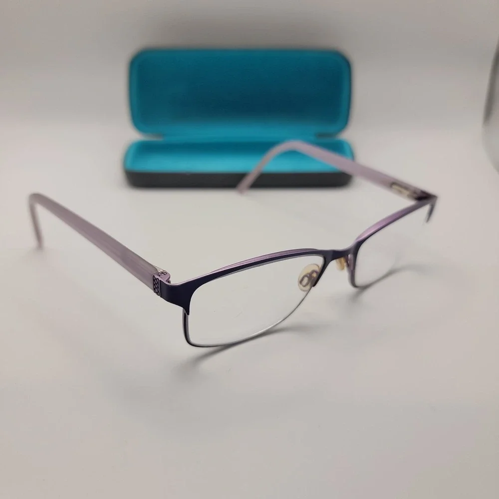Marchon NYC Junior Eyeglass Frames SF-562 52-16-138 Purple Metal‎ Frames Only